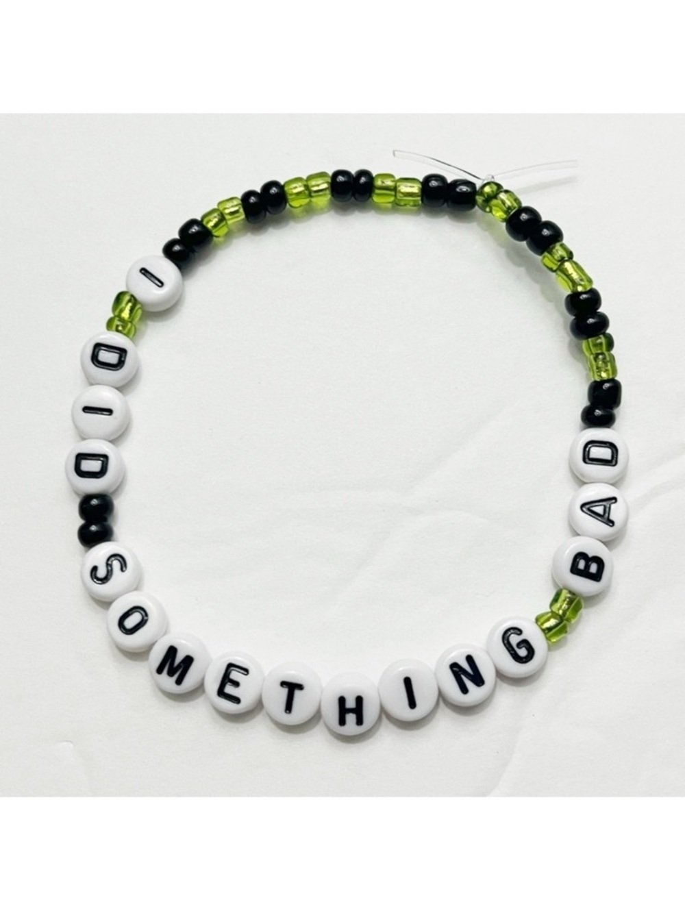 Taylor Swift Beaded Friendship Bracelet Reputation I Did Something Bad